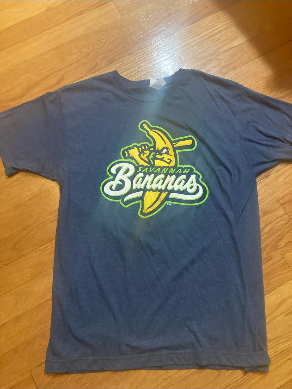Savannah Bananas Navy Graphic Banana Logo Tee
